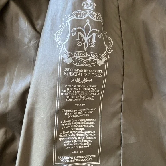 Mackage Perla Packable Rain Jacket - Olive - Picture 11 of 16